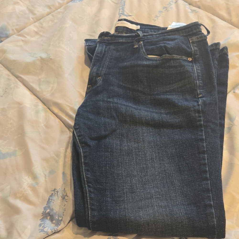 Dark Blue Denim Jeans